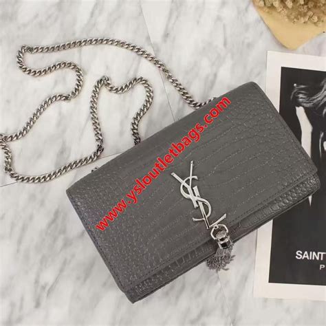 ysl kate medium grey|ysl kate medium crocodile.